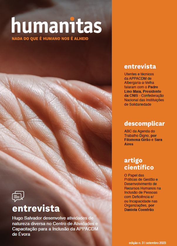 Humanitas: Nada do que é Humano nos é alheio | Federação Portuguesa Para A Deficiência Mental